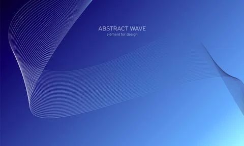 Abstract wave element for design. Digital frequency track equalizer. Stylized Stock Illustration