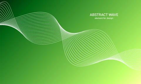 Abstract wave element for design. Digital frequency track equalizer. Styliz.. Stock Illustration