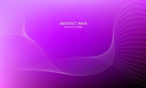 Abstract wave element for design. Digital frequency track equalizer. Stylized Stock Illustration