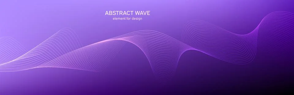Abstract wave element for design. Digital frequency track equalizer. Styliz.. Stock Illustration