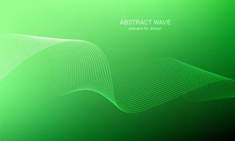 Abstract wave element for design. Digital frequency track equalizer. Stylized Ilustración de archivo