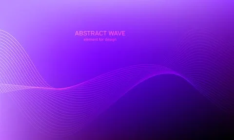 Abstract wave element for design. Digital frequency track equalizer. Stylized Stock Illustration