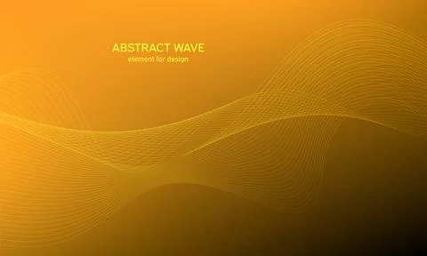 Abstract wave element for design. Digital frequency track equalizer. Styliz.. Stock Illustration