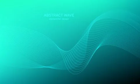 Abstract wave element for design. Digital frequency track equalizer. Styliz.. Stock Illustration