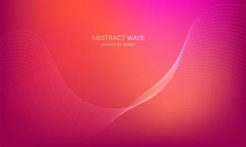 Abstract wave element for design. Digital frequency track equalizer. Stylized Illustrazione stock