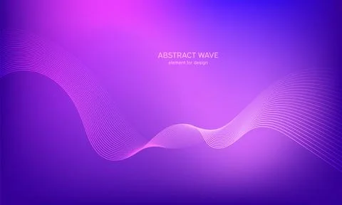 Abstract wave element for design. Digital frequency track equalizer. Stylized Stock Illustration