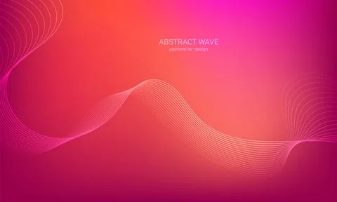 Abstract wave element for design. Digital frequency track equalizer. Styliz.. Illustrazione stock