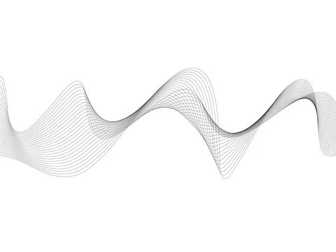 Abstract wave element for design. Digital frequency track equalizer. Styliz.. Illustrazione stock