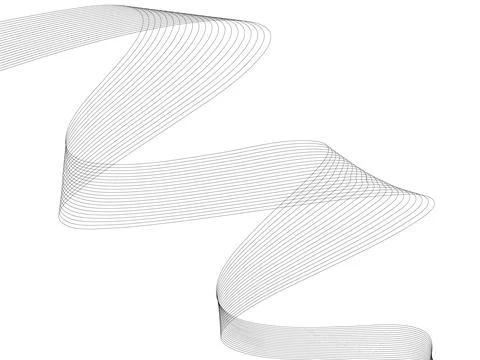 Abstract wave element for design. Digital frequency track equalizer. Stylized Illustrazione stock