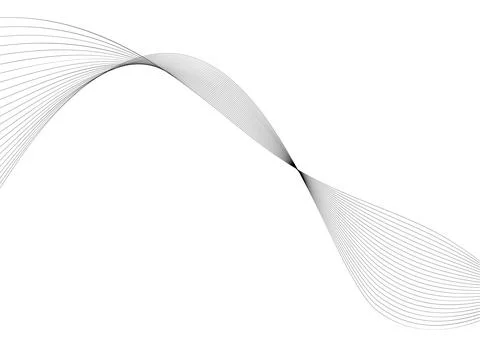 Abstract wave element for design. Digital frequency track equalizer. Stylized Stock Illustration