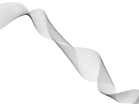 Abstract wave element for design. Digital frequency track equalizer. Stylized Illustrazione stock