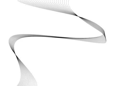 Abstract wave element for design. Digital frequency track equalizer. Stylized Stock Illustration