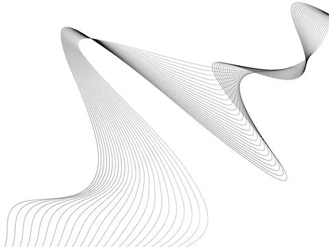 Abstract wave element for design. Digital frequency track equalizer. Styliz.. Stock Illustration