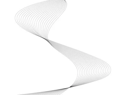Abstract wave element for design. Digital frequency track equalizer. Stylized Stock Illustration