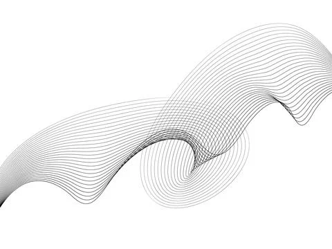 Abstract wave element for design. Digital frequency track equalizer. Styliz.. Stock Illustration