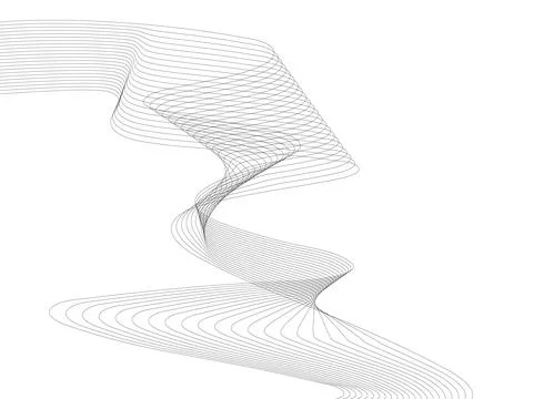 Abstract wave element for design. Digital frequency track equalizer. Styliz.. Illustrazione stock