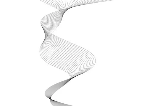 Abstract wave element for design. Digital frequency track equalizer. Stylized Illustrazione stock