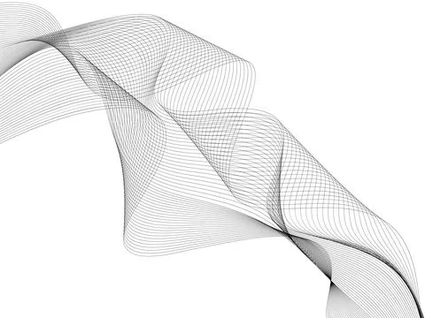 Abstract wave element for design. Digital frequency track equalizer. Stylized Stock Illustration
