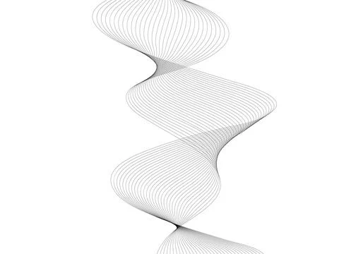 Abstract wave element for design. Digital frequency track equalizer. Styliz.. Stock Illustration