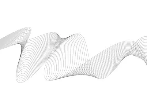 Abstract wave element for design. Digital frequency track equalizer. Styliz.. Stock Illustration