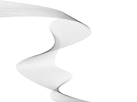 Abstract wave element for design. Digital frequency track equalizer. Stylized Stock Illustration