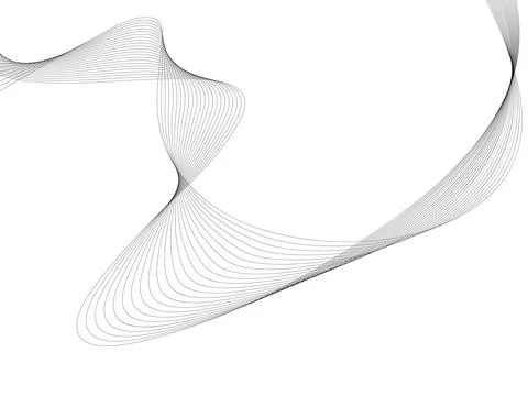 Abstract wave element for design. Digital frequency track equalizer. Stylized Stock Illustration