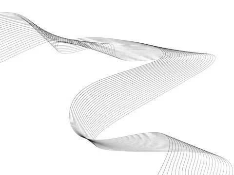 Abstract wave element for design. Digital frequency track equalizer. Styliz.. Stock Illustration
