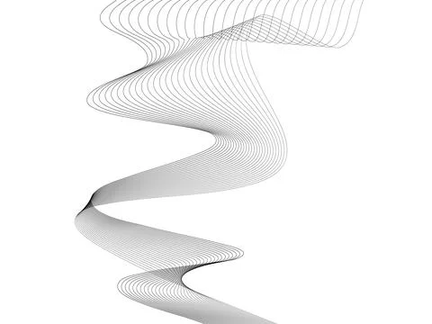 Abstract wave element for design. Digital frequency track equalizer. Styliz.. Stock Illustration