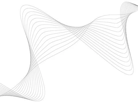 Abstract wave element for design. Digital frequency track equalizer. Styliz.. Stock Illustration