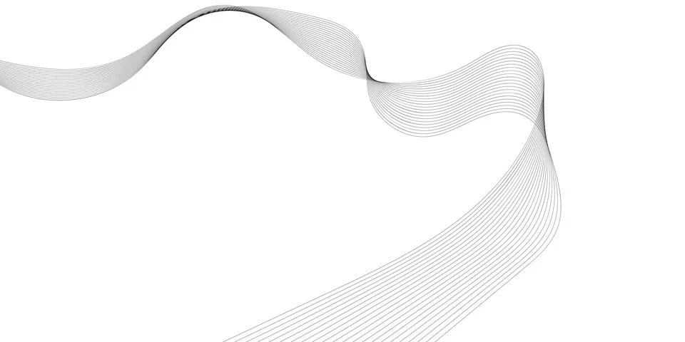 Abstract wave element for design. Digital frequency track equalizer. Styliz.. Stock Illustration