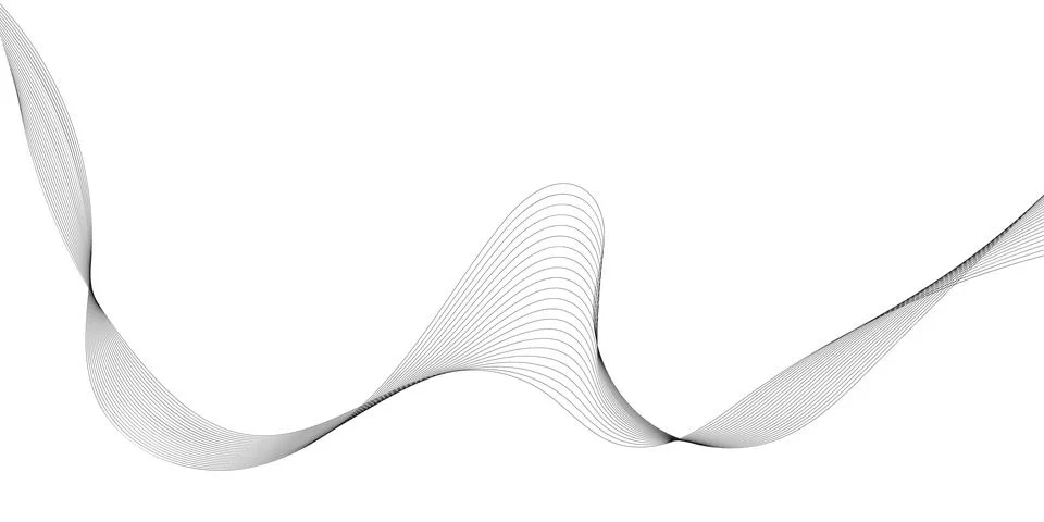 Abstract wave element for design. Digital frequency track equalizer. Styliz.. Stock Illustration
