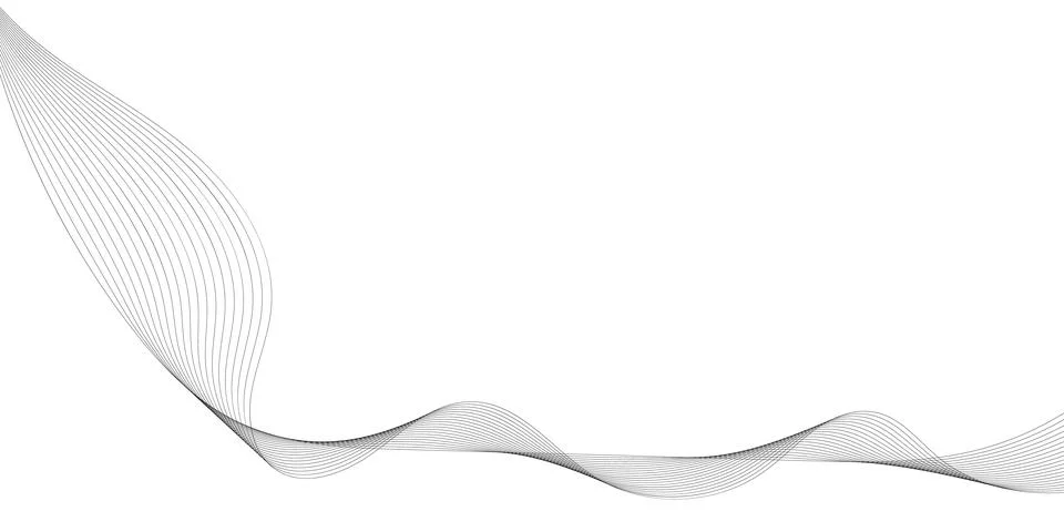 Abstract wave element for design. Digital frequency track equalizer. Styliz.. Stock Illustration