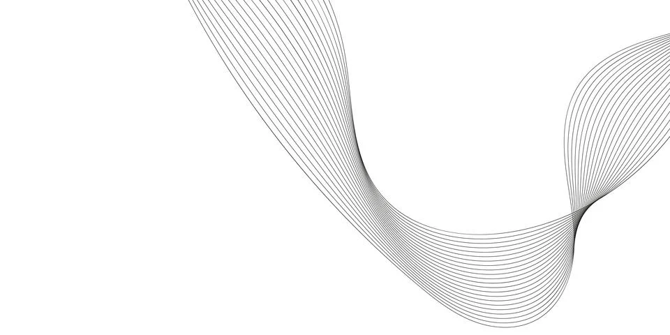 Abstract wave element for design. Digital frequency track equalizer. Styliz.. Stock Illustration
