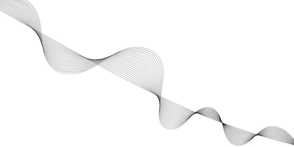Abstract wave element for design. Digital frequency track equalizer. Styliz.. Stock Illustration