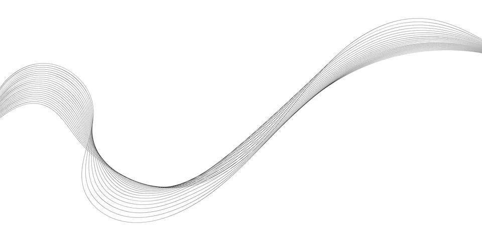 Abstract wave element for design. Digital frequency track equalizer. Stylized Stock Illustration