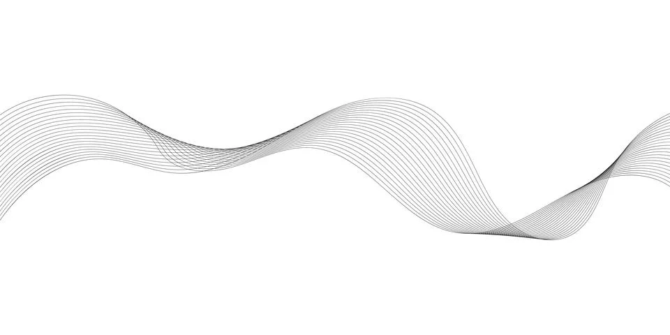 Abstract wave element for design. Digital frequency track equalizer. Stylized Stock Illustration
