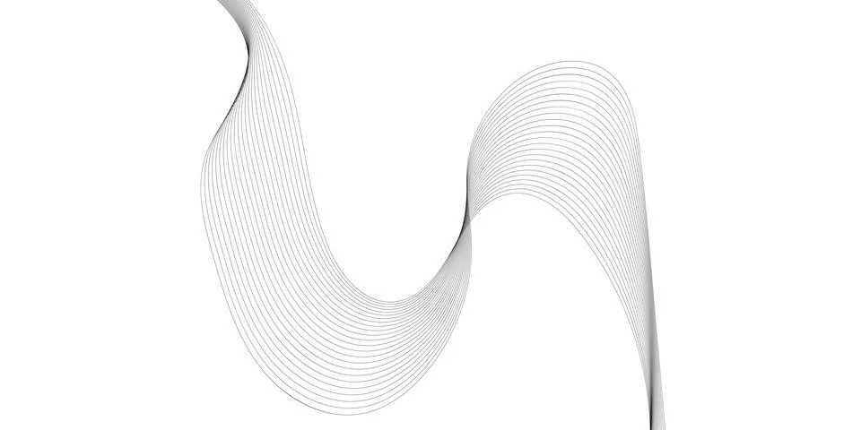 Abstract wave element for design. Digital frequency track equalizer. Stylized Stock Illustration