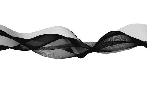 Abstract wave element for design. Digital frequency track equalizer. Styliz.. Stock Illustration