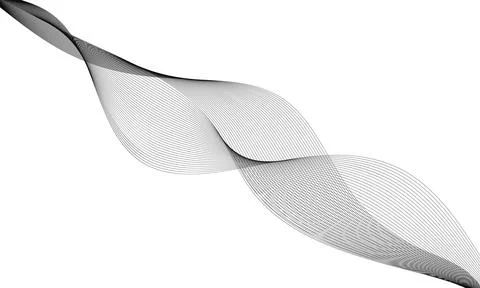 Abstract wave element for design. Digital frequency track equalizer. Styliz.. Stock Illustration