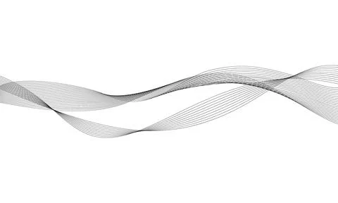 Abstract wave element for design. Digital frequency track equalizer. Styliz.. Stock Illustration