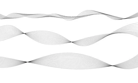 Abstract wave element for design. Digital frequency track equalizer. Styliz.. Stock Illustration