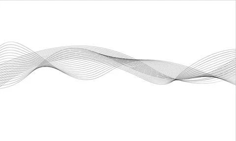 Abstract wave element for design. Digital frequency track equalizer. Styliz.. Stock Illustration