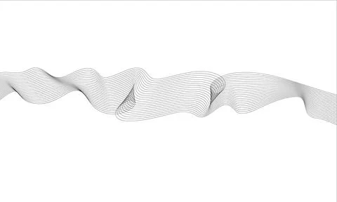 Abstract wave element for design. Digital frequency track equalizer. Styliz.. Stock Illustration