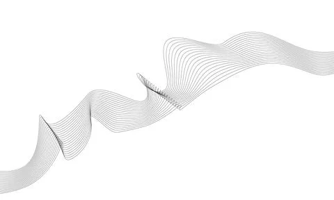 Abstract wave element for design. Digital frequency track equalizer. Styliz.. Stock Illustration