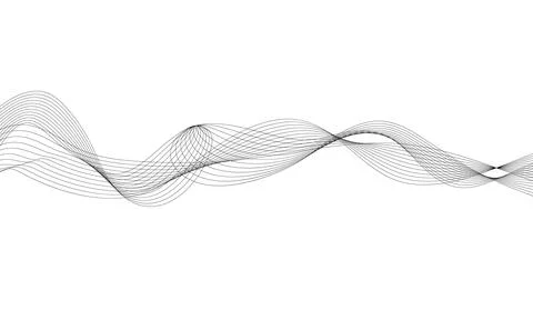 Abstract wave element for design. Digital frequency track equalizer. Styliz.. Ilustración de archivo