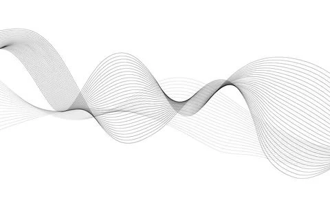 Abstract wave element for design. Digital frequency track equalizer. Styliz.. Stock Illustration