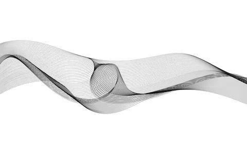 Abstract wave element for design. Digital frequency track equalizer. Styliz.. Stock Illustration