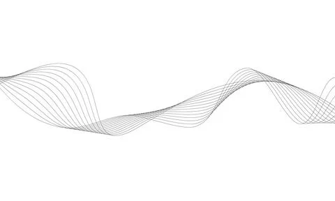 Abstract wave element for design. Digital frequency track equalizer. Styliz.. Stock Illustration
