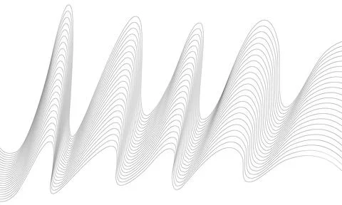 Abstract wave element for design. Digital frequency track equalizer. Styliz.. Illustrazione stock
