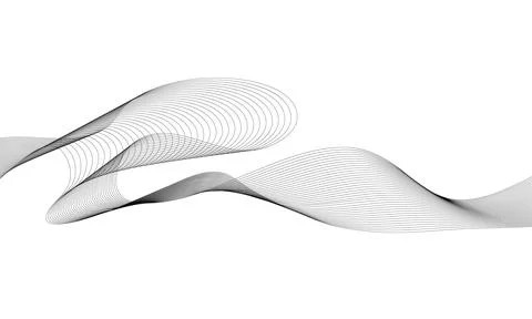 Abstract wave element for design. Digital frequency track equalizer. Styliz.. Stock Illustration